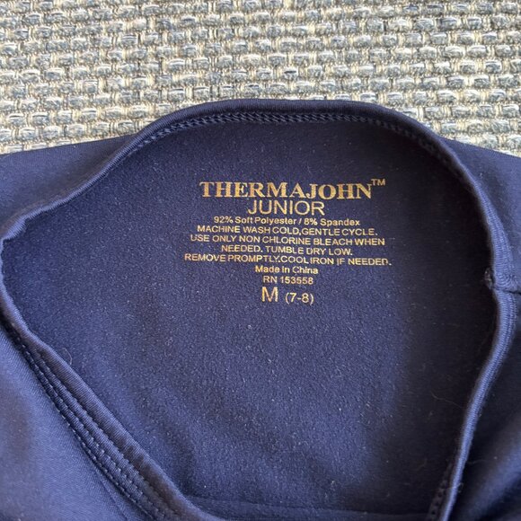 🔥 Cozy Kids Thermals! Thermajohn Boys Base Layer Set Sz M (7-8)  ❄️ - Picture 3 of 4
